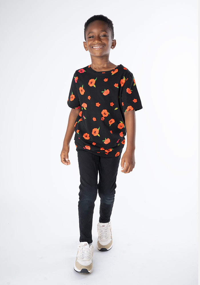 Children's Poppy Print Cotton T-Shirt (Radley)