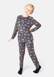 Children's Rainbow Print Pyjama Set (Nara)