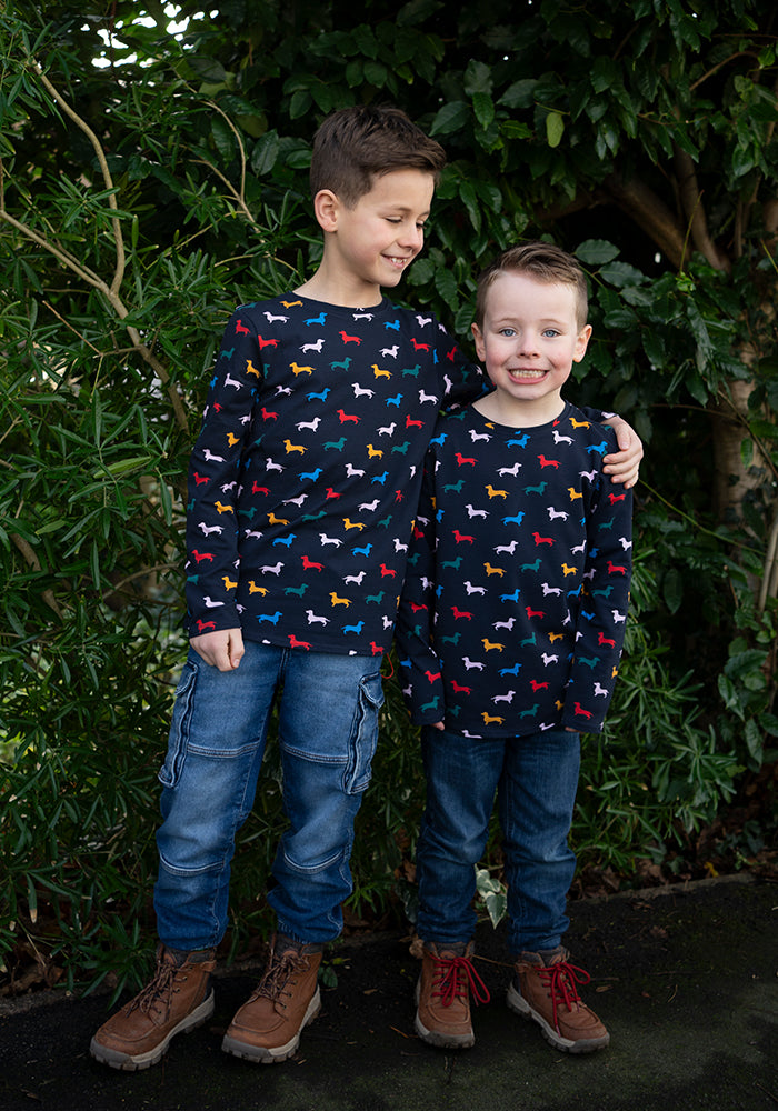Children's Sausage Dog Cotton Top (Bray)