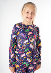 Children's Sleep Mask Print Pyjama Set (Shelbie)