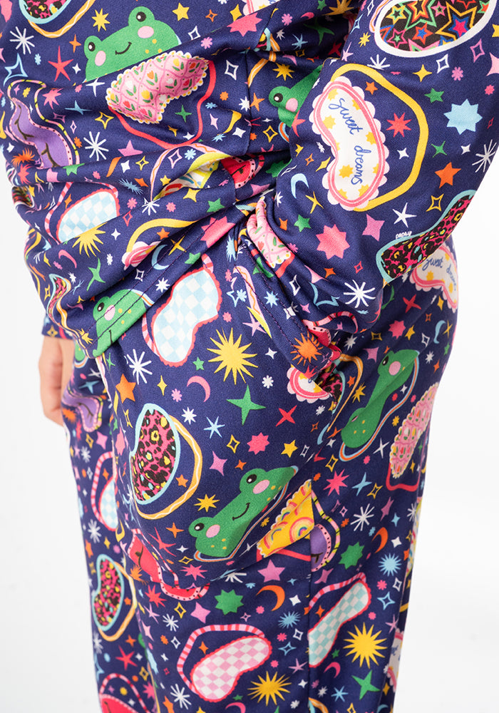 Children's Sleep Mask Print Pyjama Set (Shelbie)