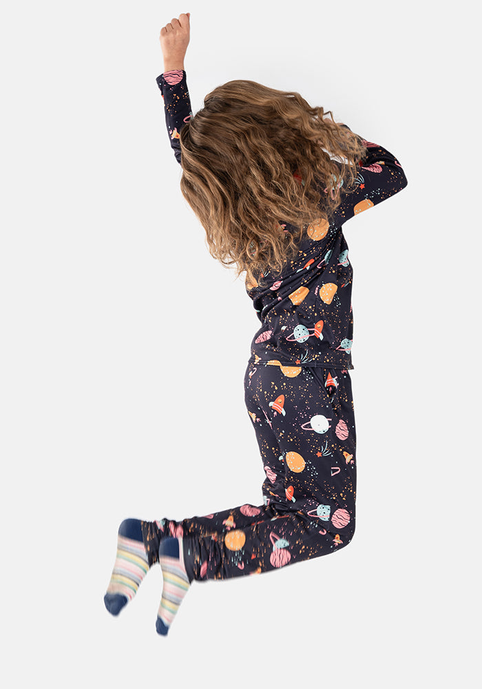 Children's Space Print Pyjama Set (Astro)