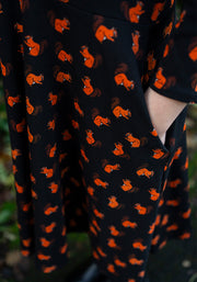 Children's Squirrel Print Cotton Dress (Abel)