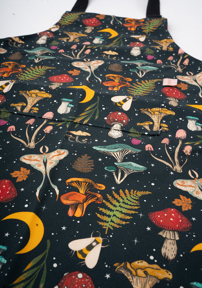 Children's Woodland Mushroom Print Popsy Apron