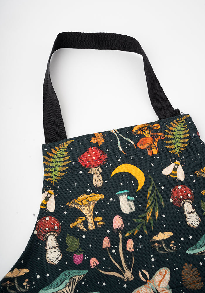 Children's Woodland Mushroom Print Popsy Apron