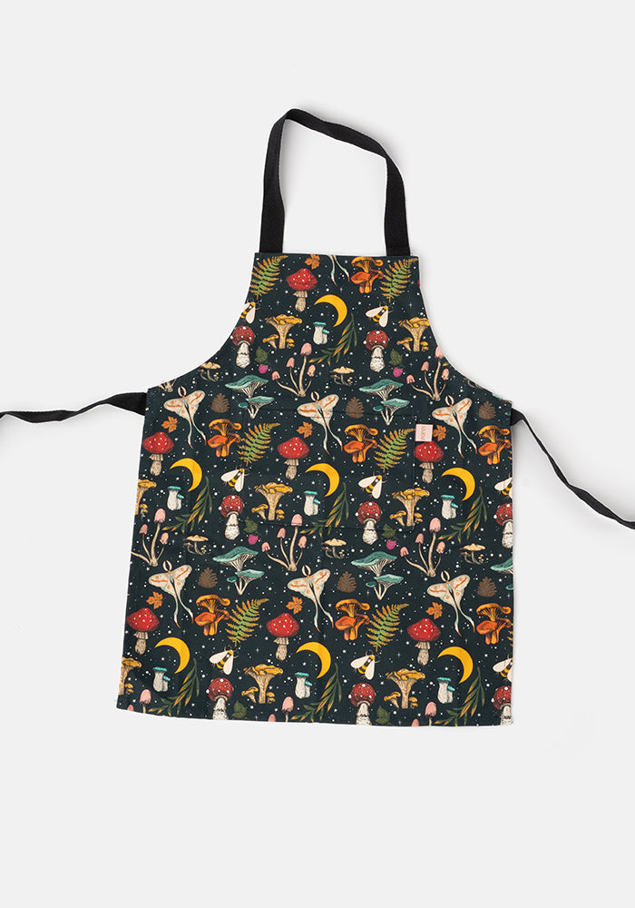 Children's Woodland Mushroom Print Popsy Apron