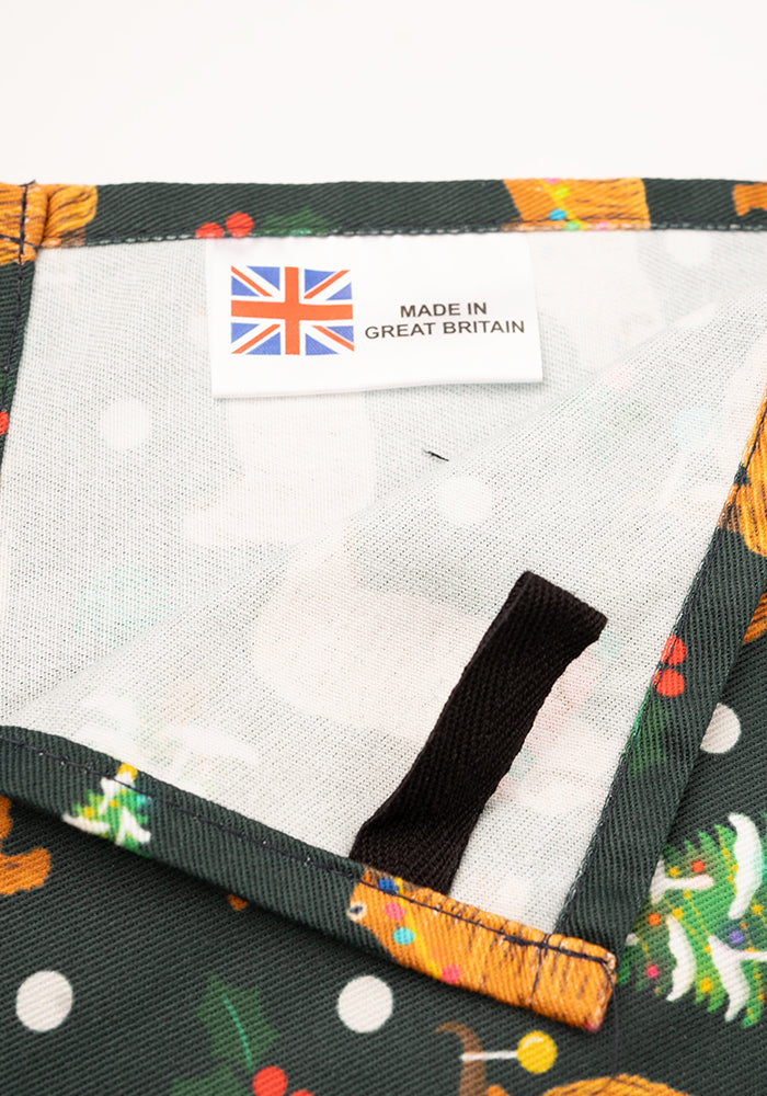 Christmas Cows Print Popsy Tea Towel