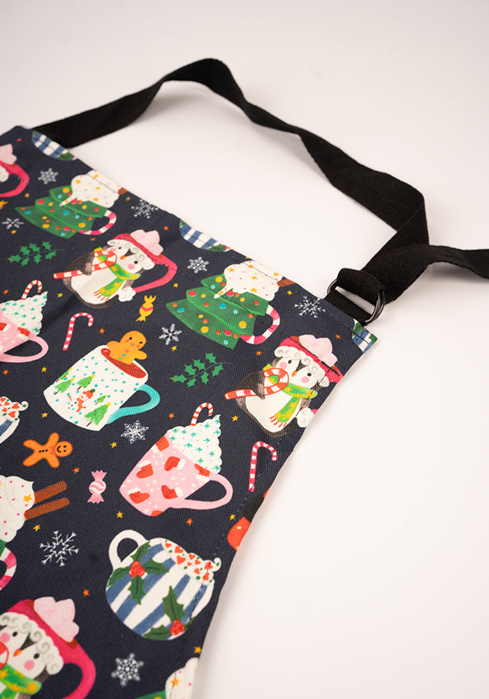 Christmas Mug Print Popsy Apron