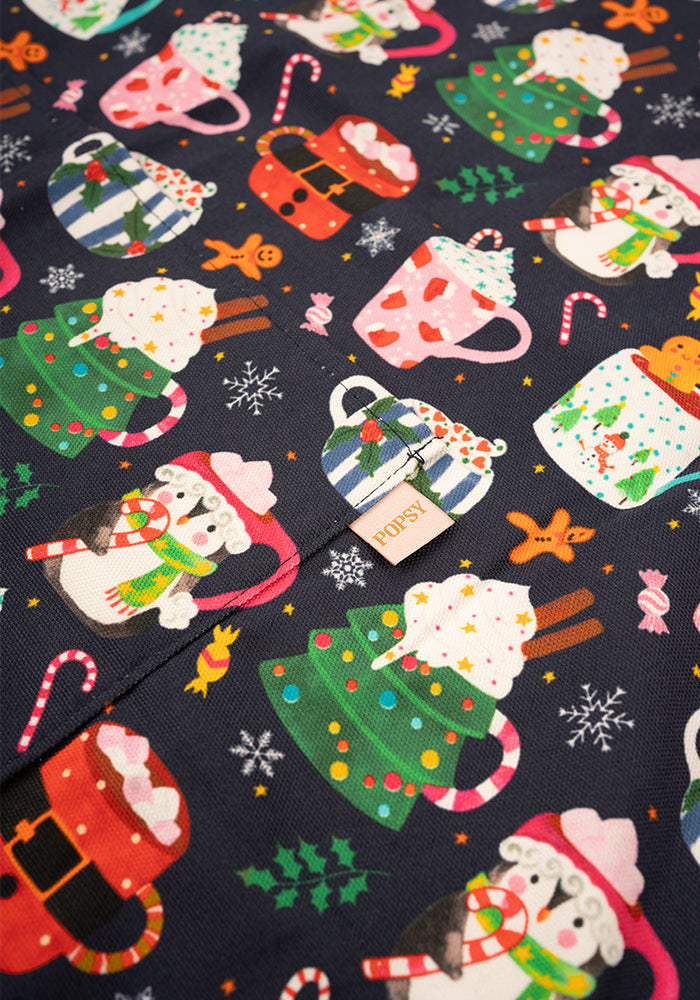 Christmas Mug Print Popsy Apron