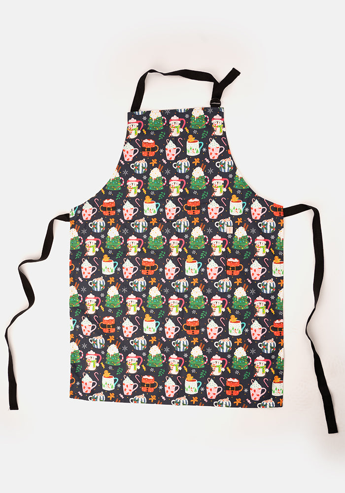 Christmas Mug Print Popsy Apron