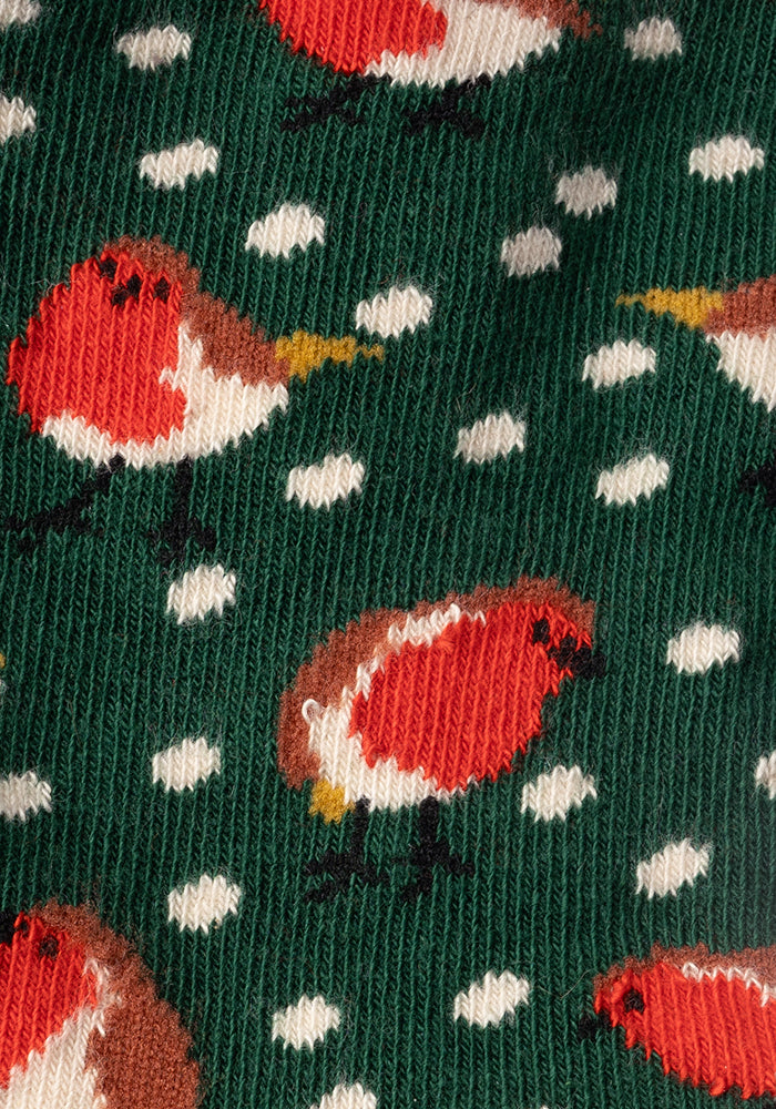 3 Pack Holly, Gingerbread & Robin Knit Socks