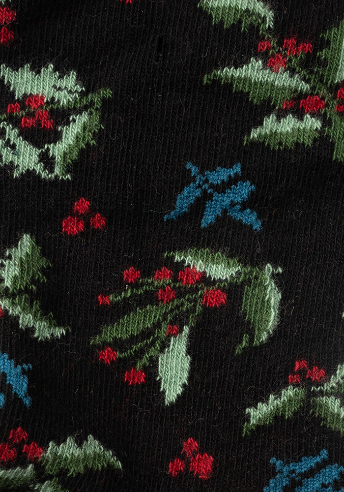 3 Pack Holly, Gingerbread & Robin Knit Socks