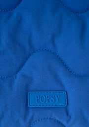Cobalt Blue Quilted Shoulder Popsy Bag