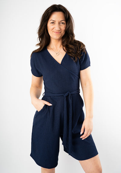 Cole Navy Playsuit