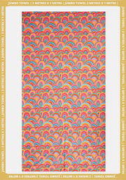 Colourful Rainbow Print Jumbo Bath Sheet