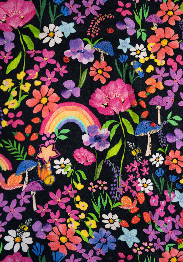 Corina Garden Rainbow Print Dress
