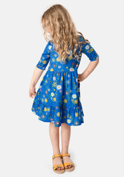 Children's Buzzing Bee Print Dress (Cornelia)