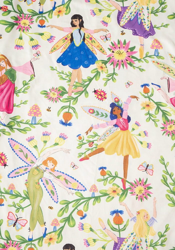 Children's Dancing Fairies Print Pyjama Set (Sugarplum)