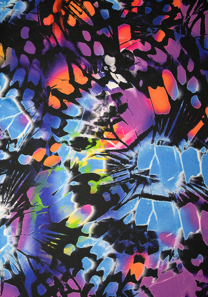 Cressida Butterfly Wings Print Trapeze Dress
