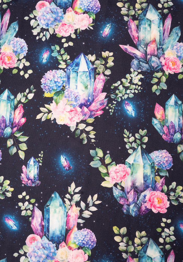 Second angle of Onila Pretty Crystals Print Midi Dress