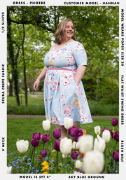 Phoebe Spring Floral Print Swing Dress