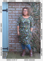 Albertina Wizards Spells Print Dress