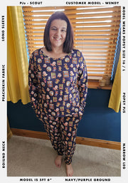 Scout Dog Pictures Print Pyjama Set
