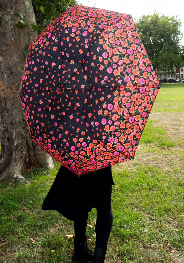 Poppy Print Umbrella