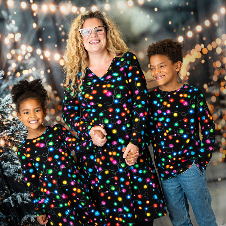 Luzia Fairy Lights Print Cotton Dress