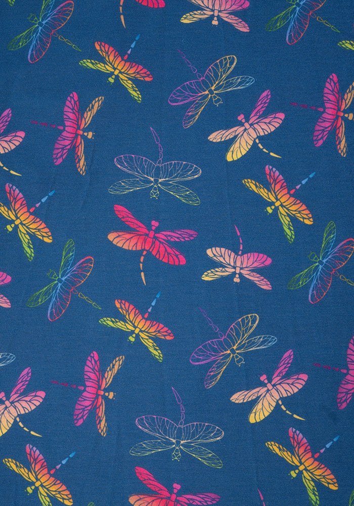 Darina Ombre Dragonfly Print Dress