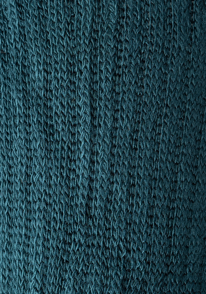 Second angle of Dark Teal Bamboo Socks