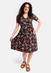 Daria Lobster Print Cotton Dress