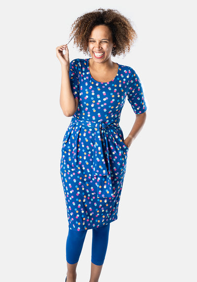 Debra Multi Dot Print Dress