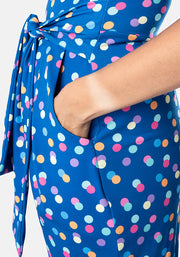 Debra Multi Dot Print Dress
