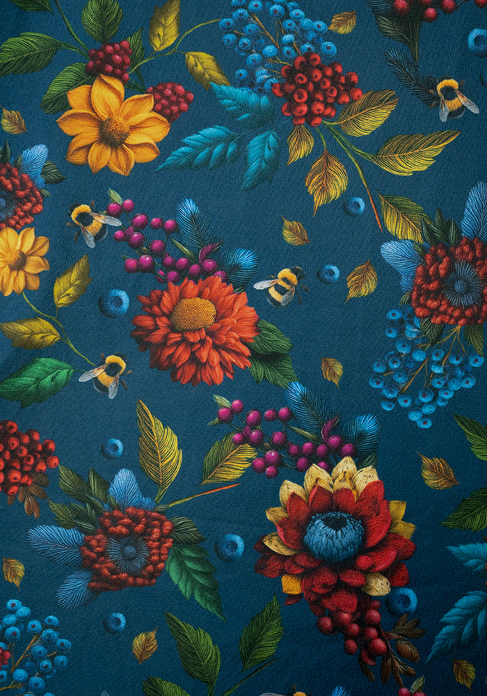 Children's Delphina Berry & Bee Print Dress (Delphina)