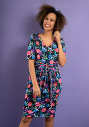 Delta Pansys Print Dress