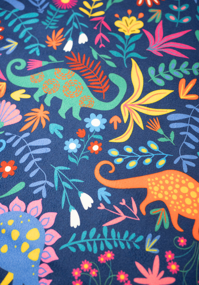 Fifth angle of Dino Print Fleece Top