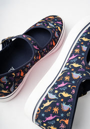 Dinosaur Print Mary Jane Pumps