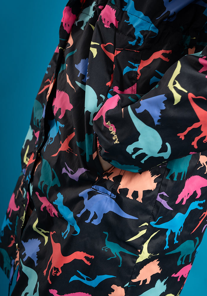 Tenth angle of Dinosaur Print Popsy Coat