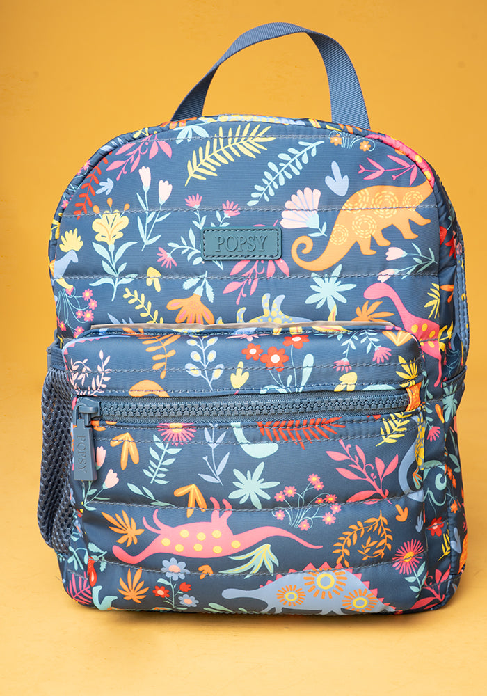 Second angle of Dinosaur Print Mini Backpack