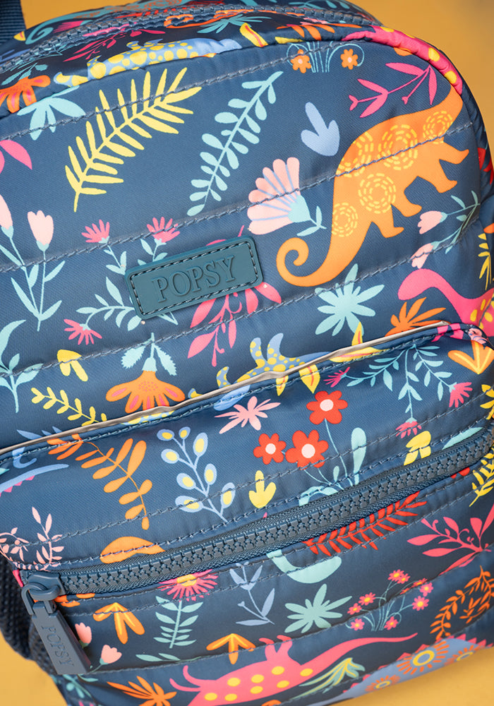Fifth angle of Dinosaur Print Mini Backpack