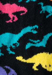 Black Dinosaur Socks
