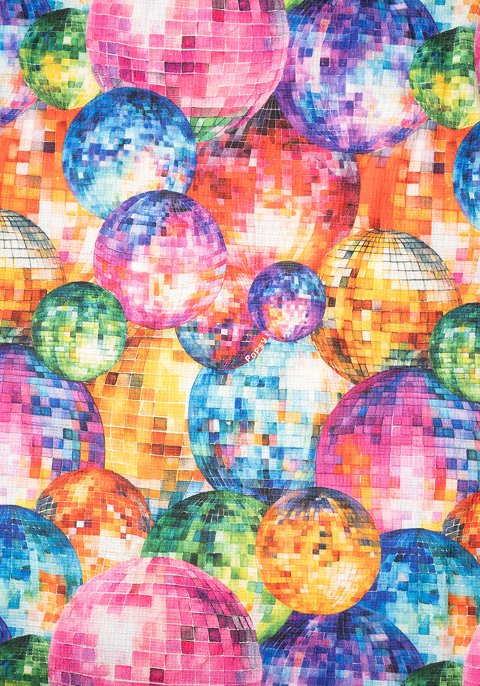 Esmeray Disco Ball Print Midaxi Dress