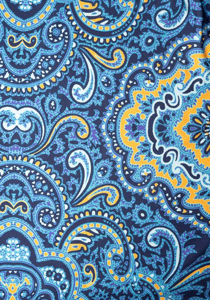 Dixie Paisley Tile Print Midaxi Dress