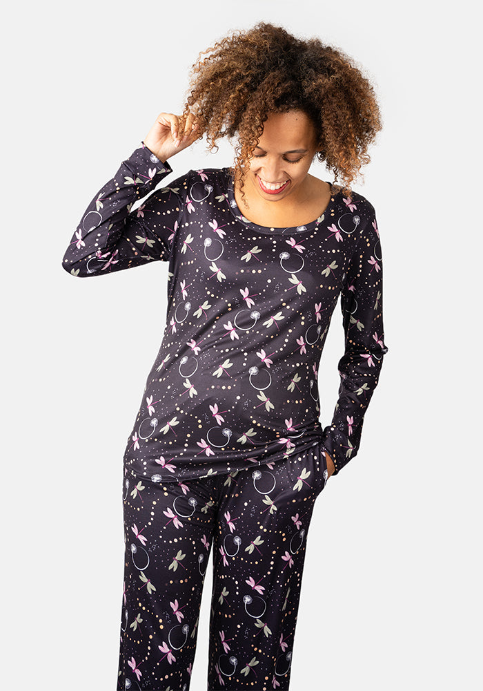 Dream Dragonfly Print Pyjama Set
