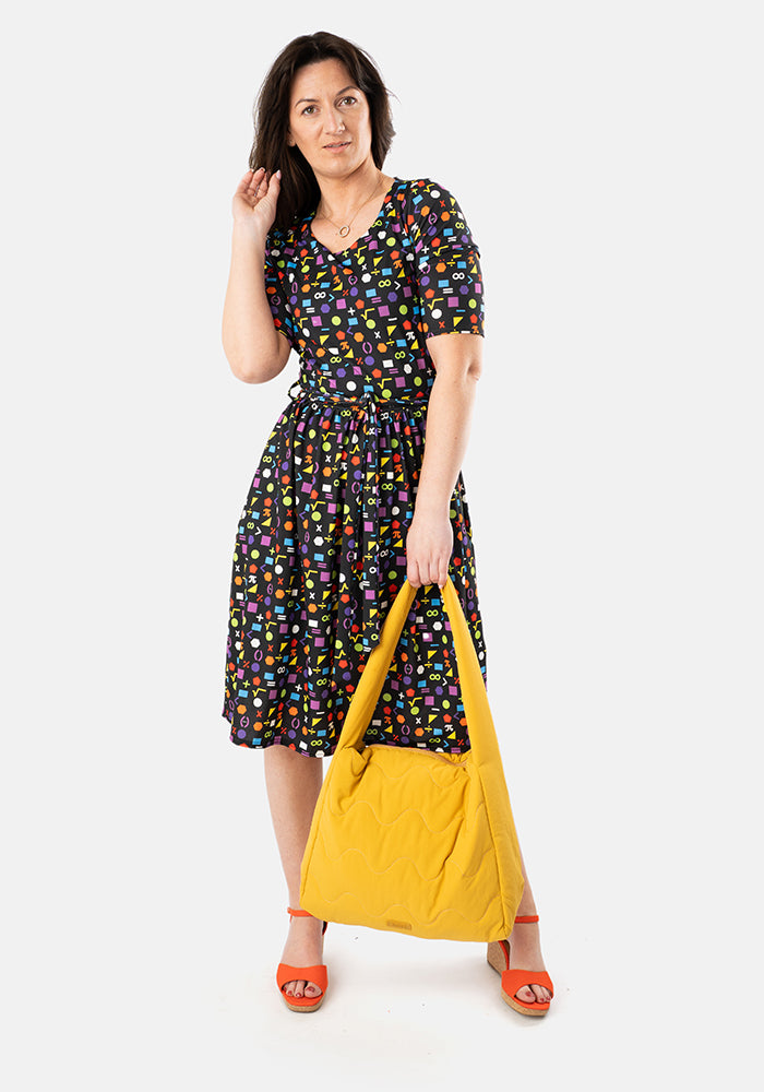 Drew Bright Maths Shape Print Dress