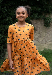 Children's Bee Print Dress (Nectar)