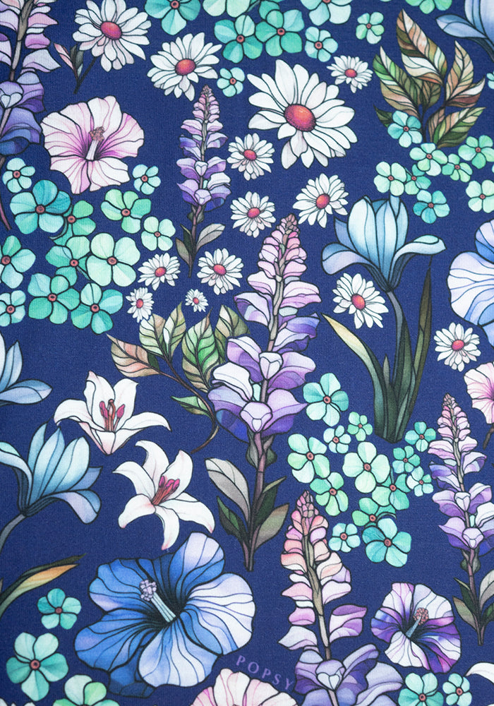 Elenor Floral Mosaic Print Dress