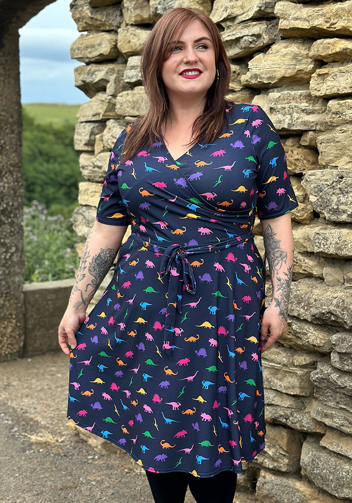 Eli Miniature Dinosaur Print Dress