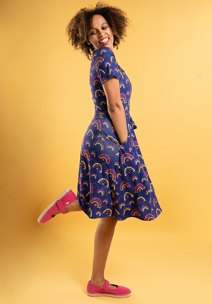 Elio Rainbow Pencils Dress